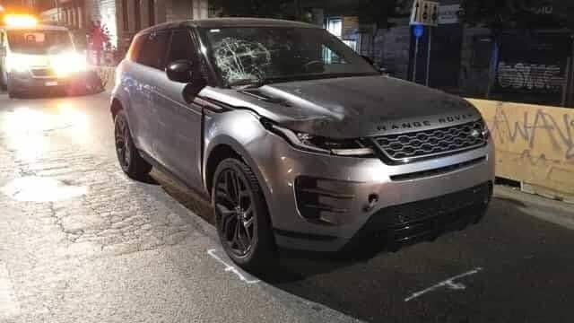 Il suv che ha investito la studentessa spagnola