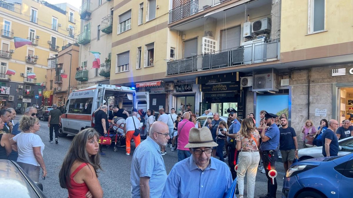 Il luogo dell’incidente (Foto: Rino Nasti, consigliere V Municipalità)