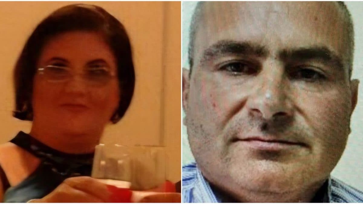 Elisabetta Polcino, la donna uccisa, e il marito Salvatore Ocone, sospettato dell’omicidio