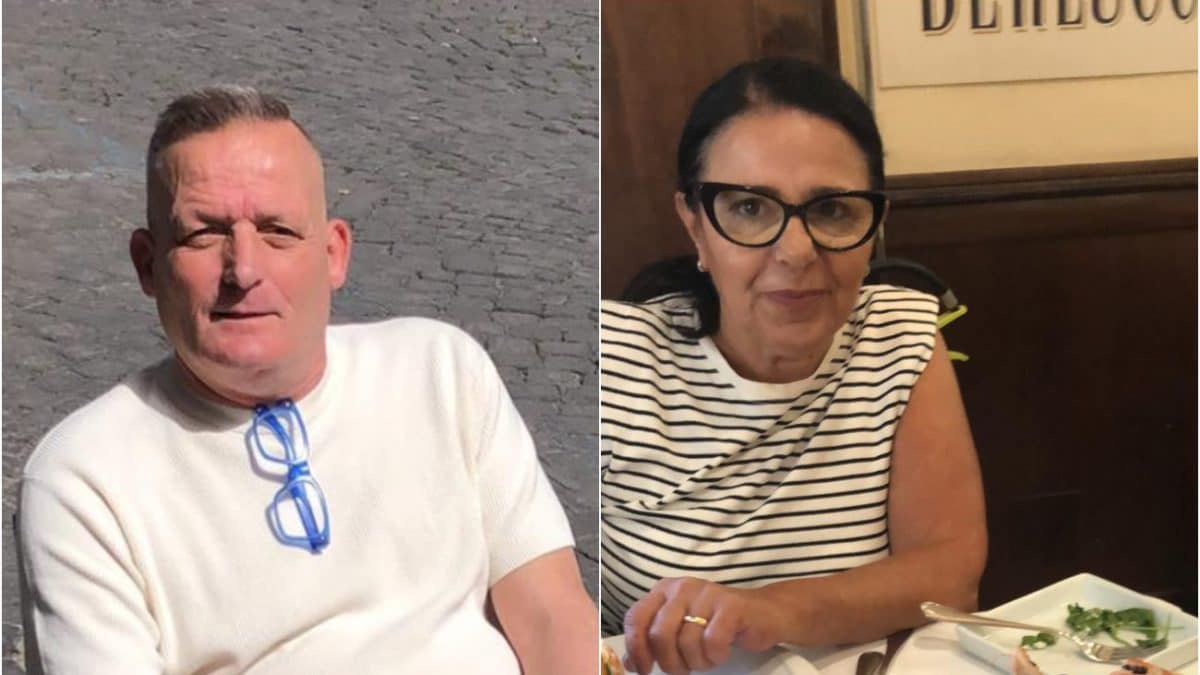 Ciro Rapuano e la moglie, Luciana Salemme