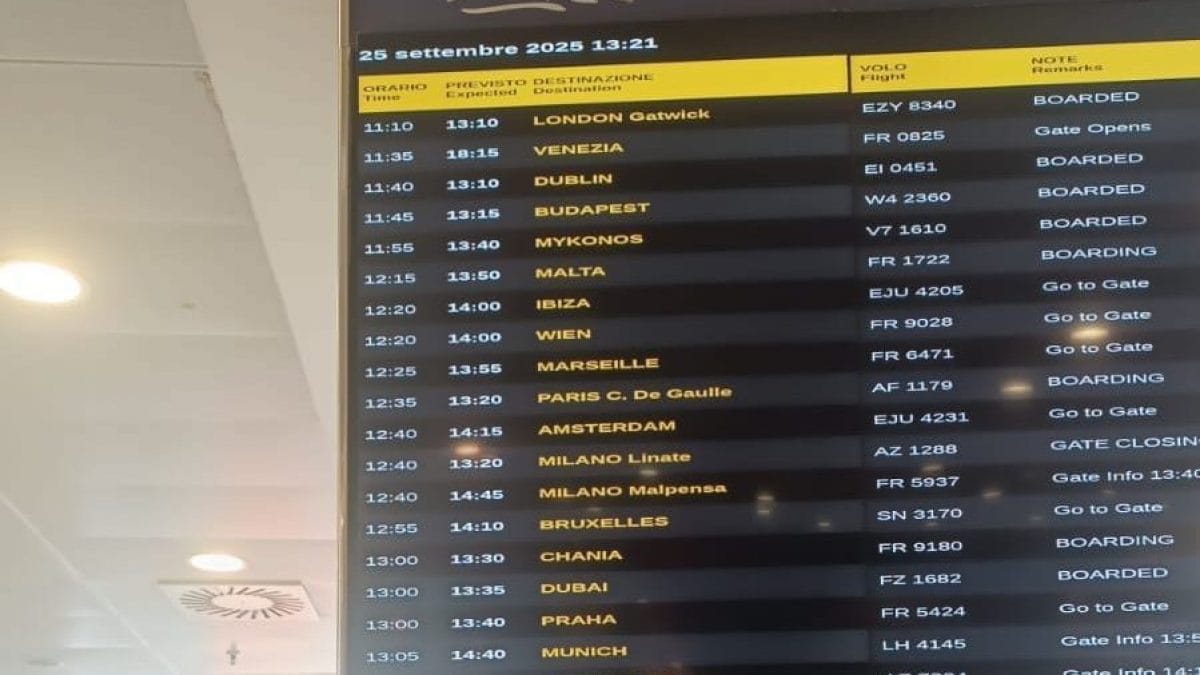 I ritardi sui voli all’aeroporto di Capodichino (Fanpage.it)