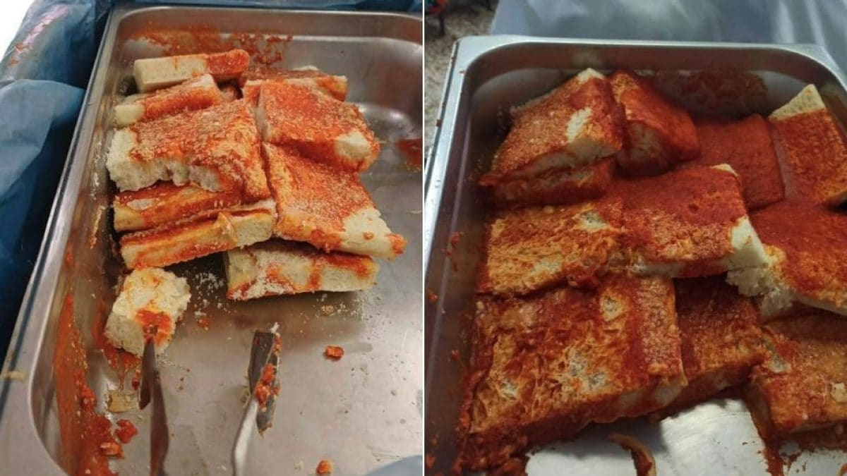 Le pizzette a scuola / Foto della giornalista Luciana Esposito