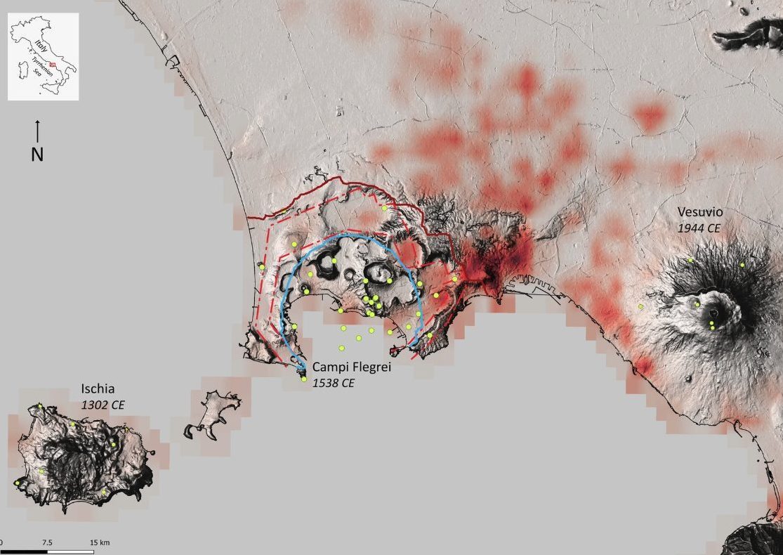 La caldera dei Campi Flegrei