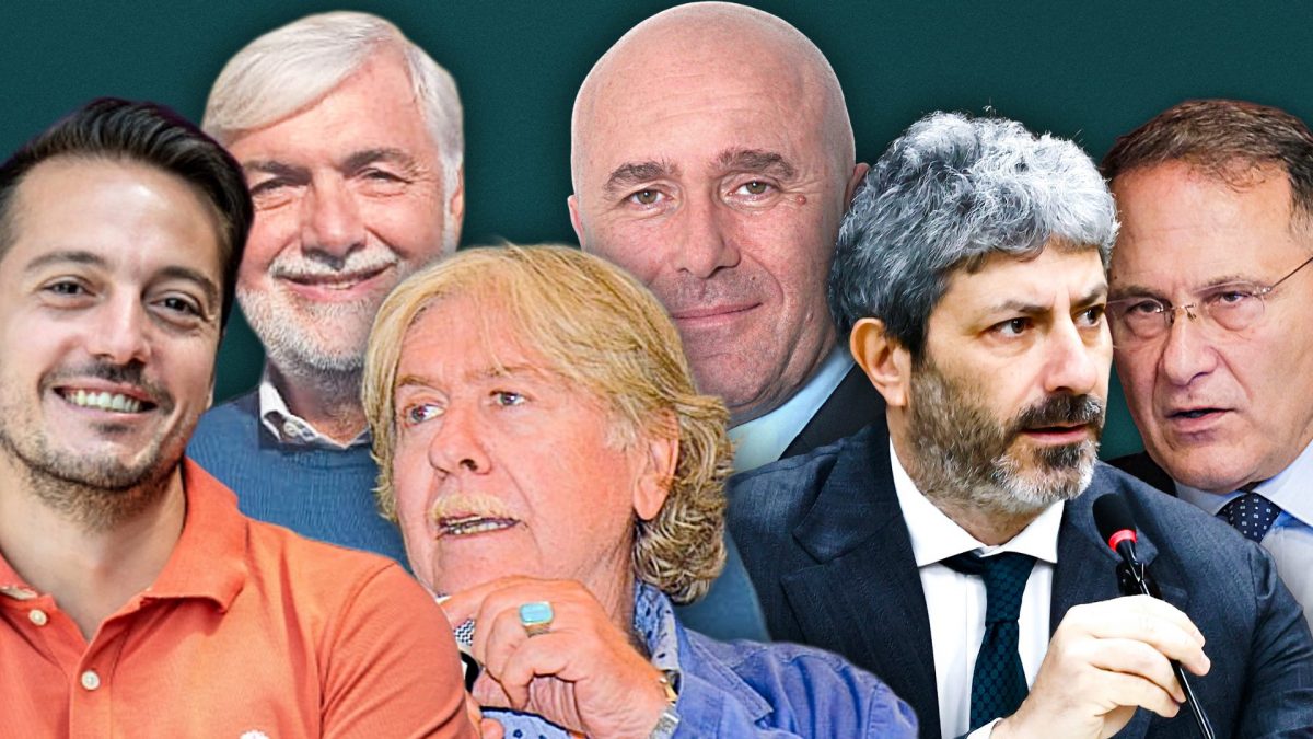 Da sinistra: Granato, Campanile, Arnese, Bandecchi, Fico e Cirielli
