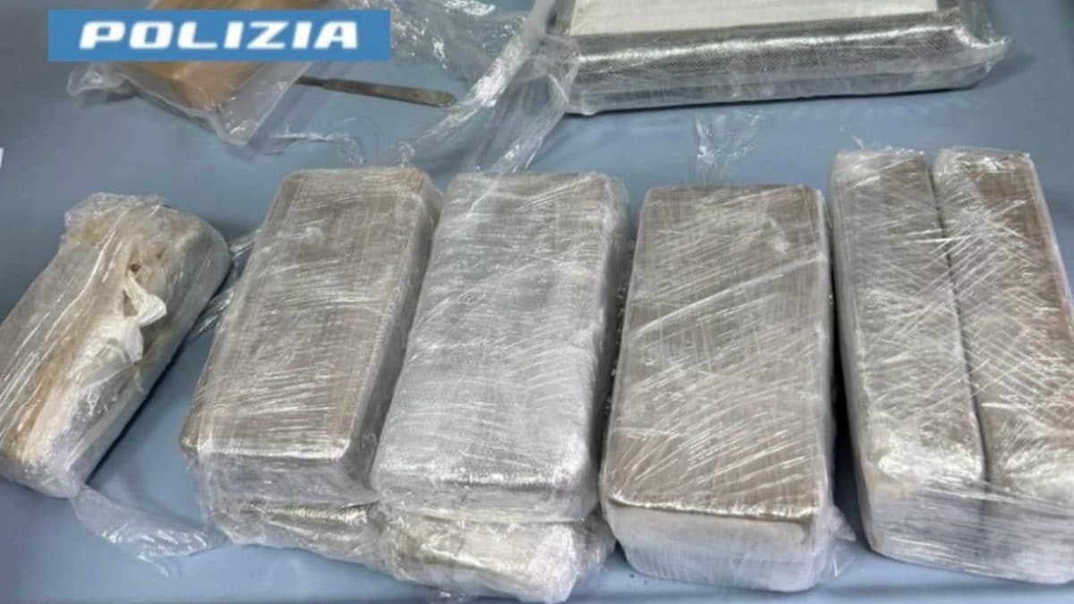 La droga sequestrata dalla Polizia di Stato a Fuorigrotta