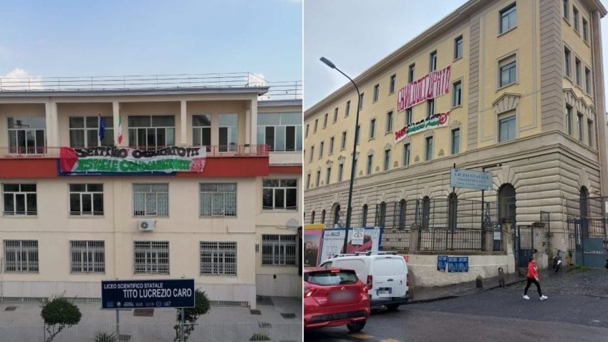 I Licei occupati Tito Lucrezio Caro e Giambattista Vico