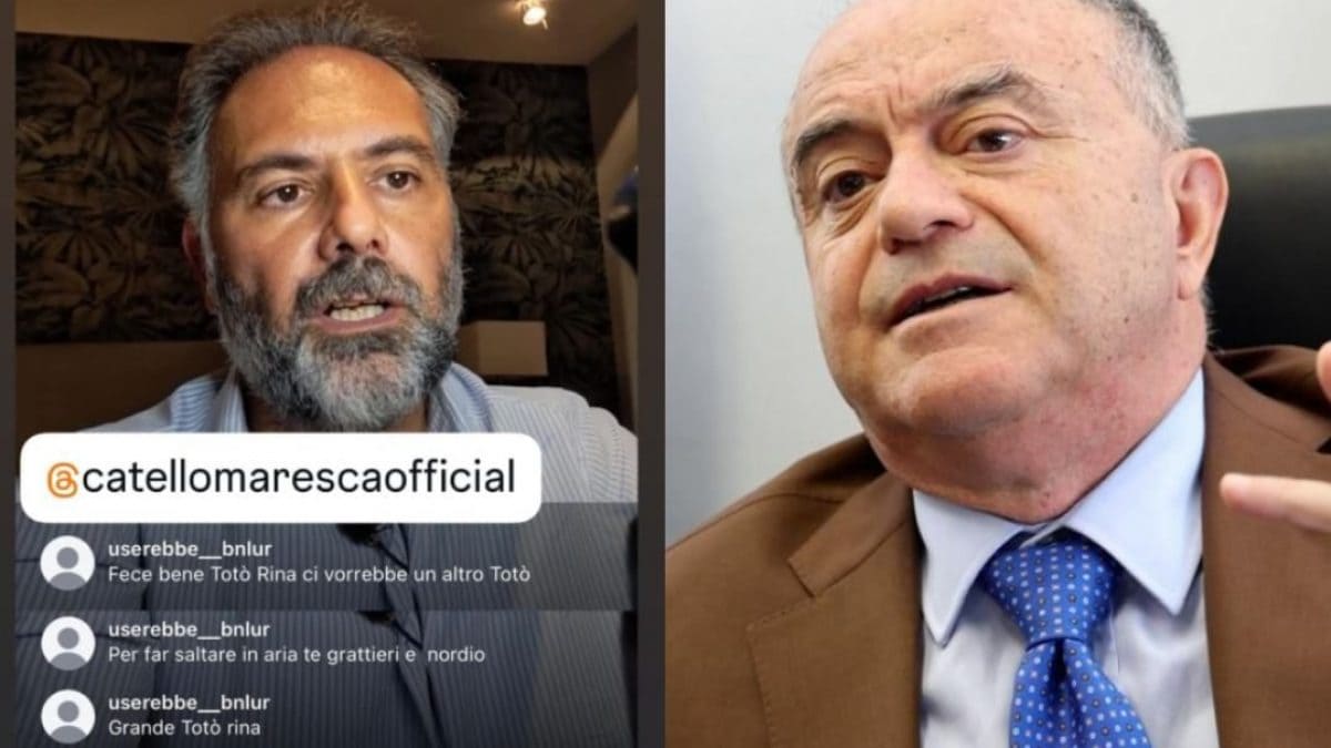 I magistrati Catello Maresca (a sinistra) e Nicola Gratteri (a destra)