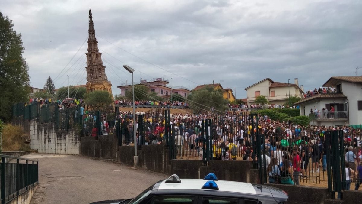 La "Tirata del Carro" a Mirabella Eclano (Avellino)