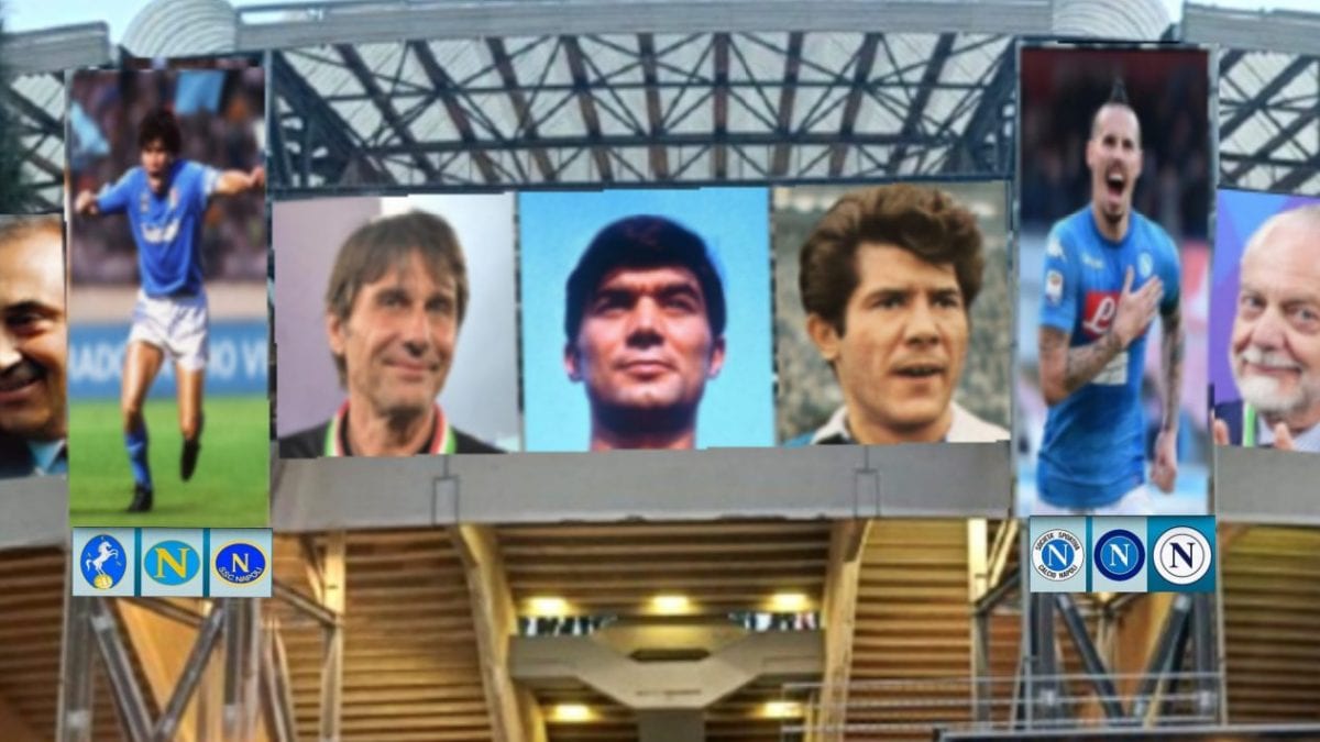 La "Ring of Fame" che potrebbe sorgere all’esterno dello stadio Maradona di Napoli