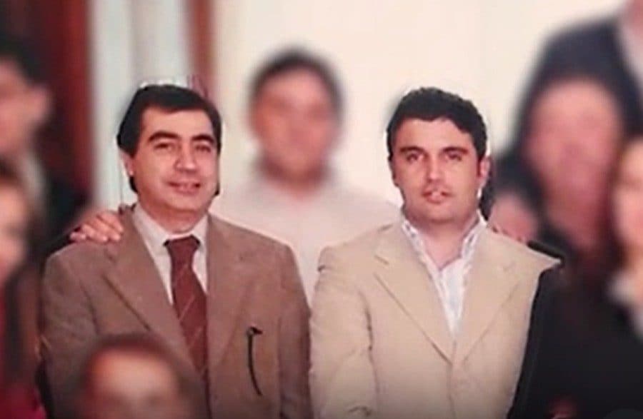 Biagio Iacolare e Pasquale Di Fenza in un’altra foto di famiglia dei Simeoli