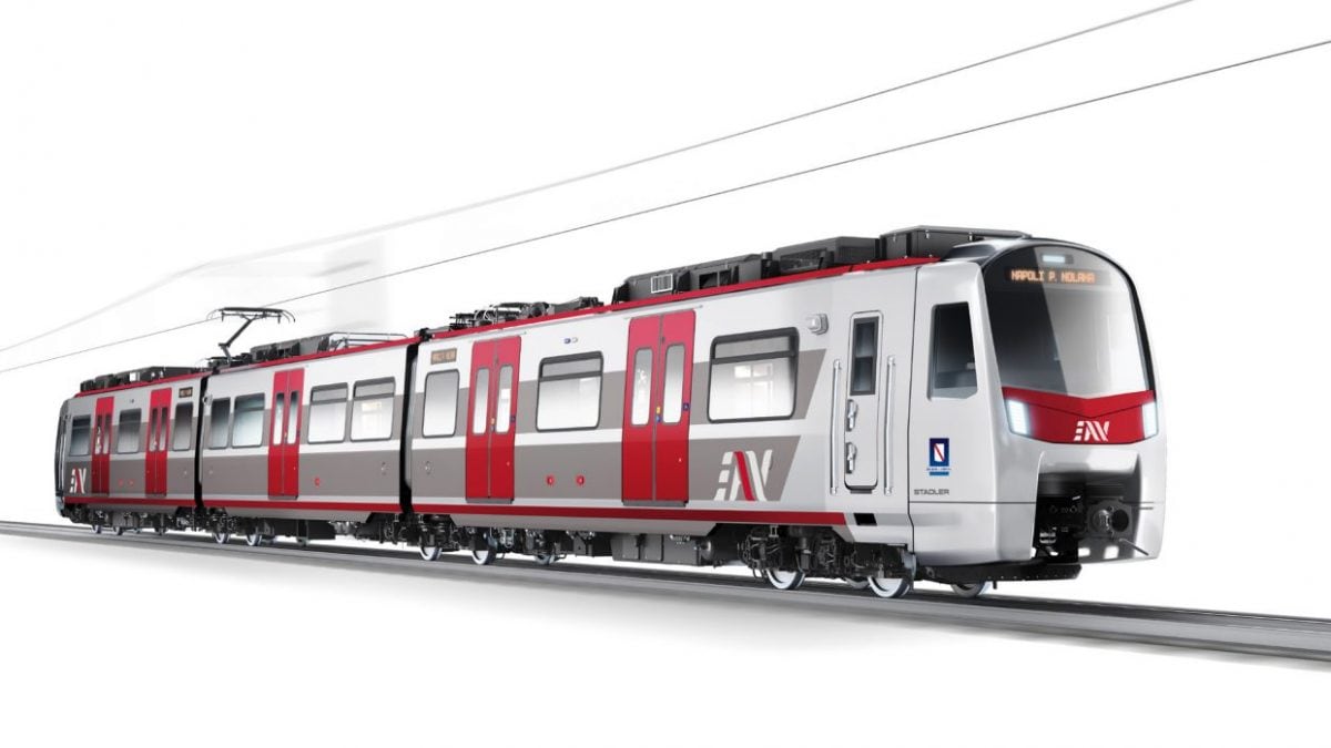 I nuovi treni Stadler commissionati per la Circumvesuviana