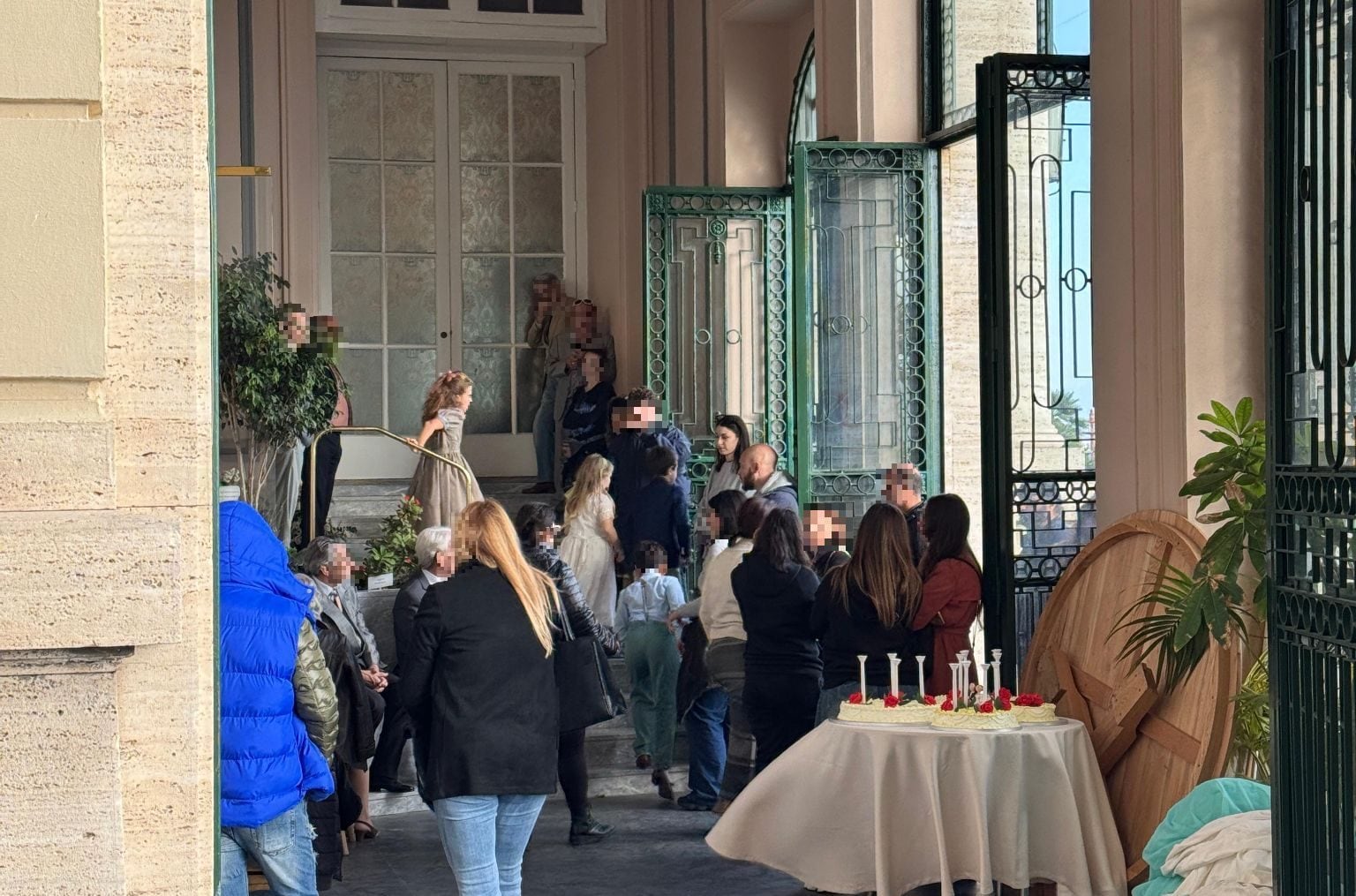 Le riprese all’Hotel Excelsior