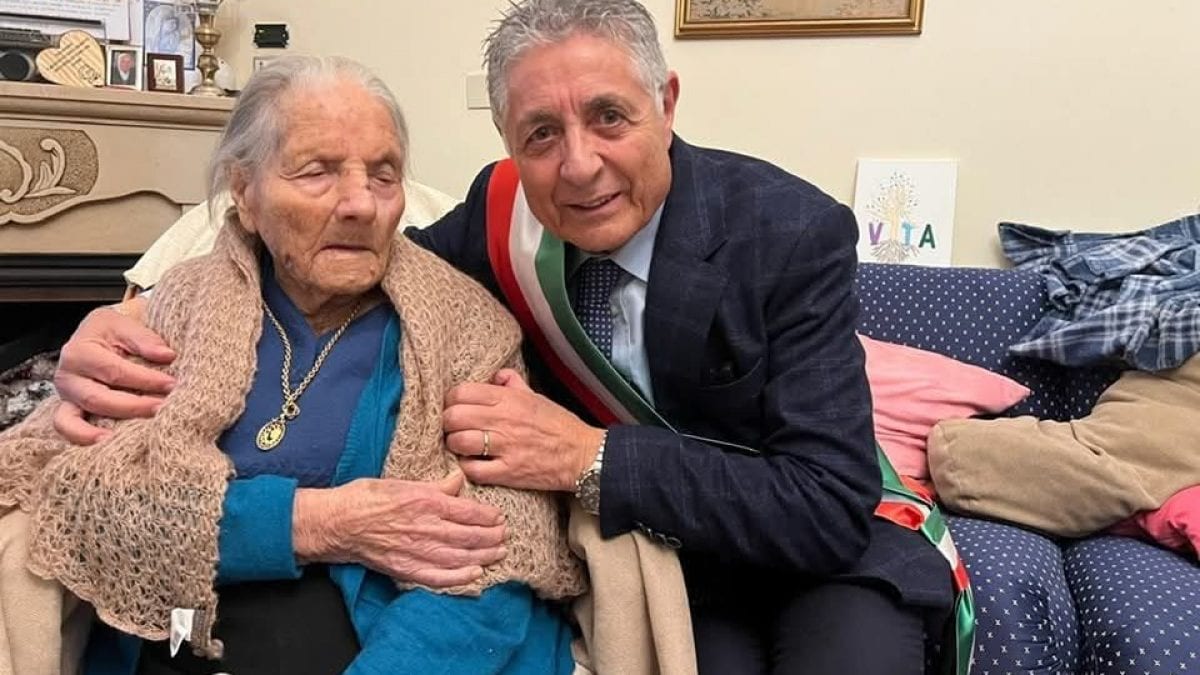 Nonna Laurina e Vito Di Leo, sindaco di Sturno