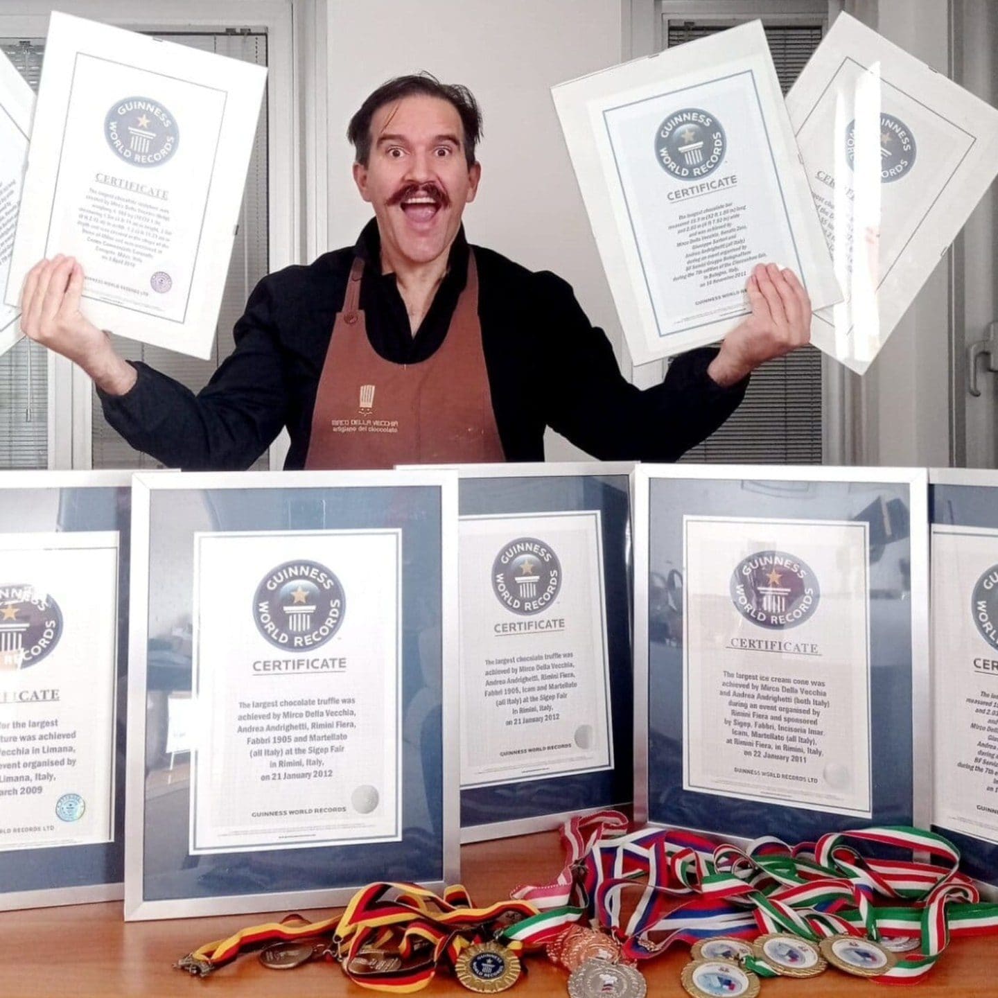 Il maestro cioccolatiere Mirco Della Vecchia