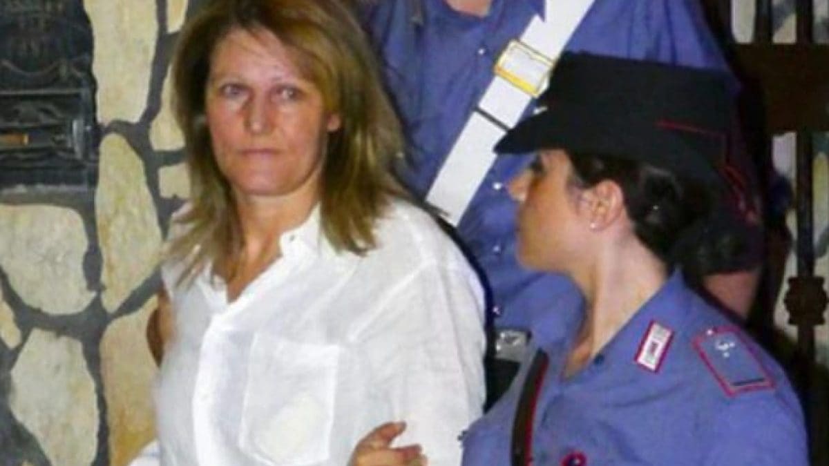 Raffaella D’Alterio durante l’arresto