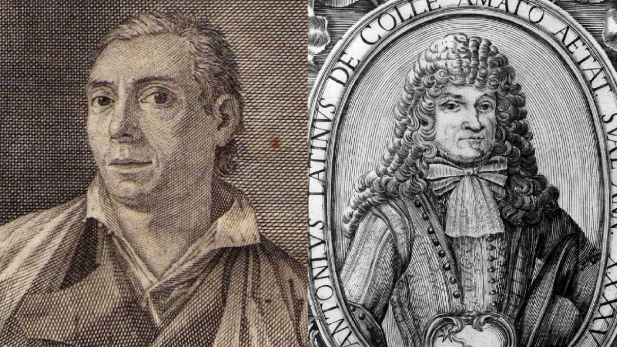 Vincenzo Corrado (a sinistra) e Antonio Latini