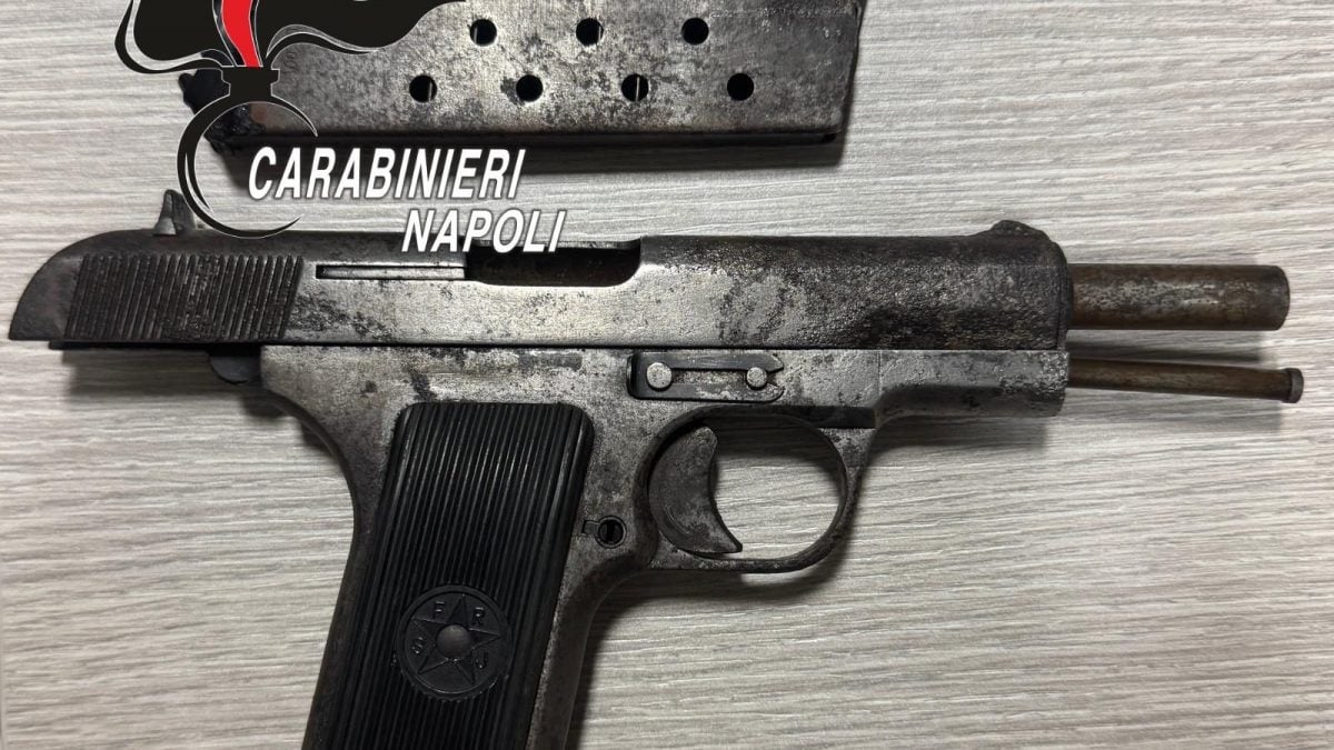 La Tokarev ritrovata addosso al 24enne