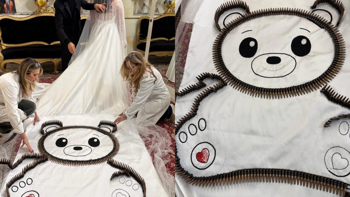 L’abito da sposa con 1000 proiettili