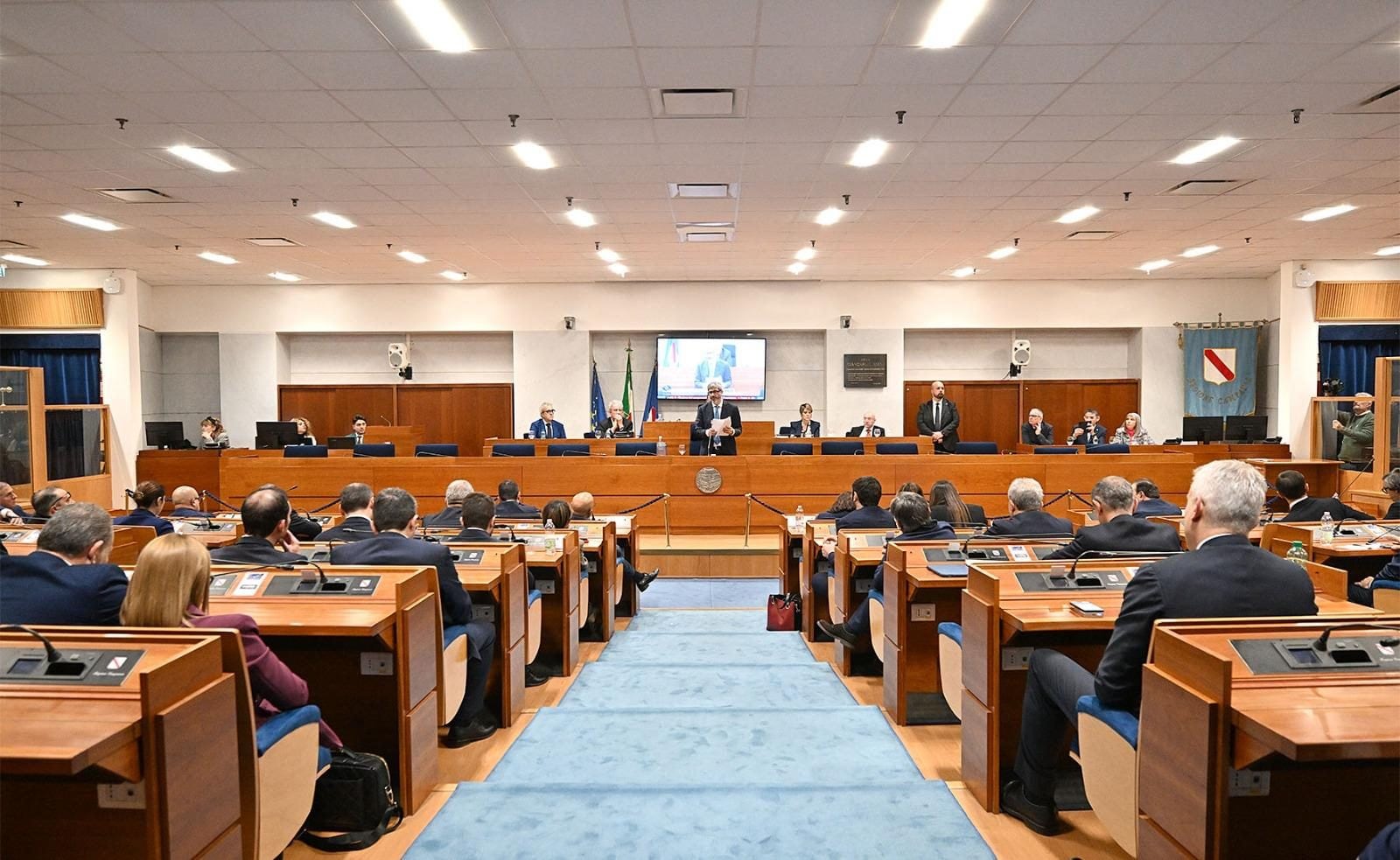 La nuova Aula del Consiglio regionale della Campania