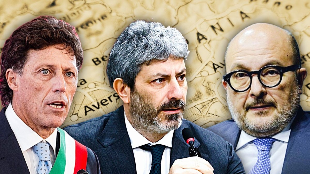 Da sinistra, Enzo Cuomo, Roberto Fico, Genny Sangiuliano
