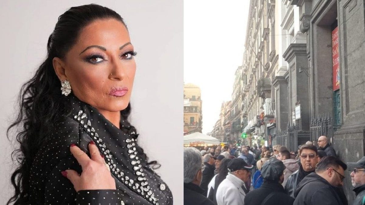 La cantante Rosy Viola (a sinistra). I funerali nella&nbsp; parrocchia dei Santi Domenico Soriano e Nunzio Sulprizio (a destra)