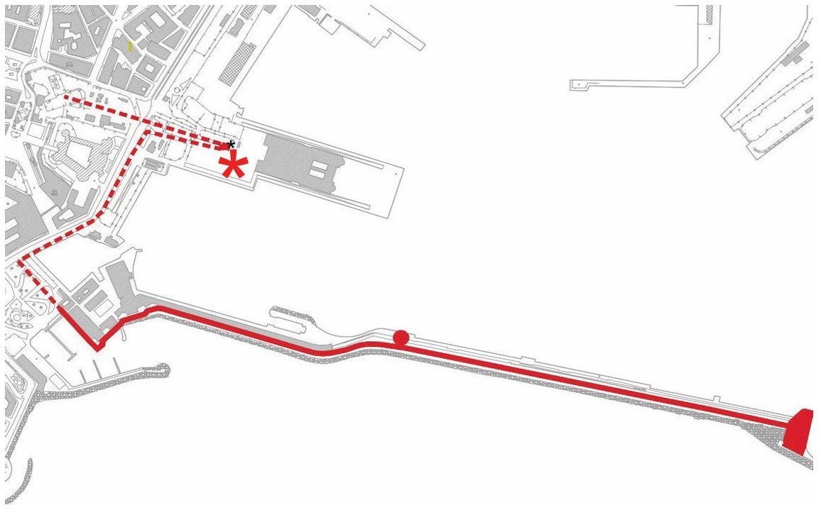 Il percorso della Porta Marittima