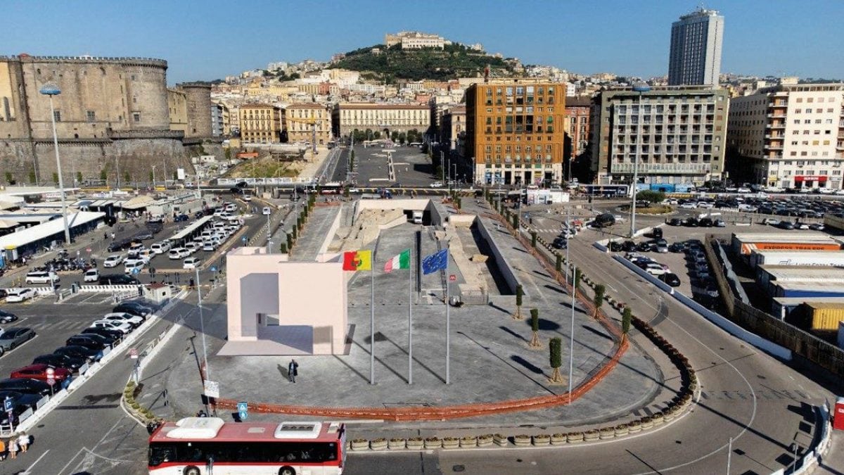 Il rendering della nuova Porta Marittima di Napoli