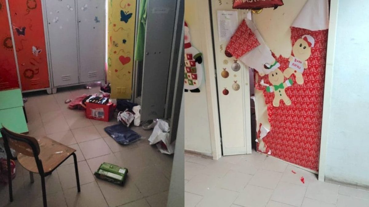 La scuola Salvemini–Rodinò di Barra devastata / Fanpage.it