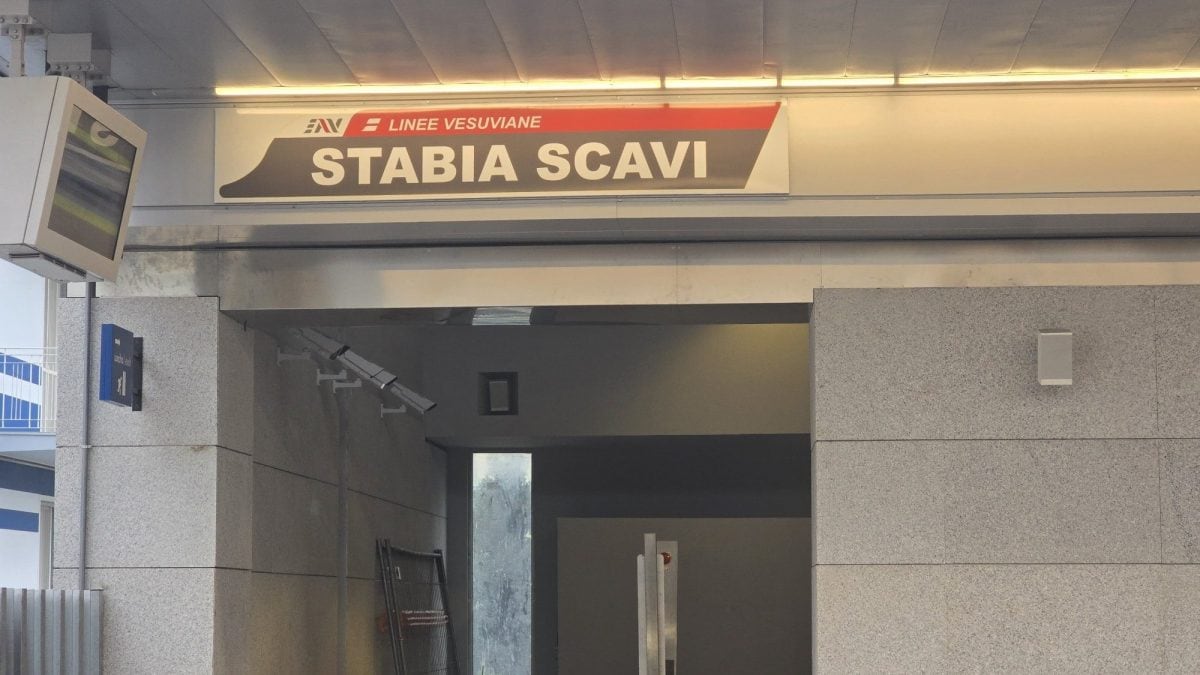 La fermata di Stabia Scavi. Foto / Comune di Castellammare di Stabia