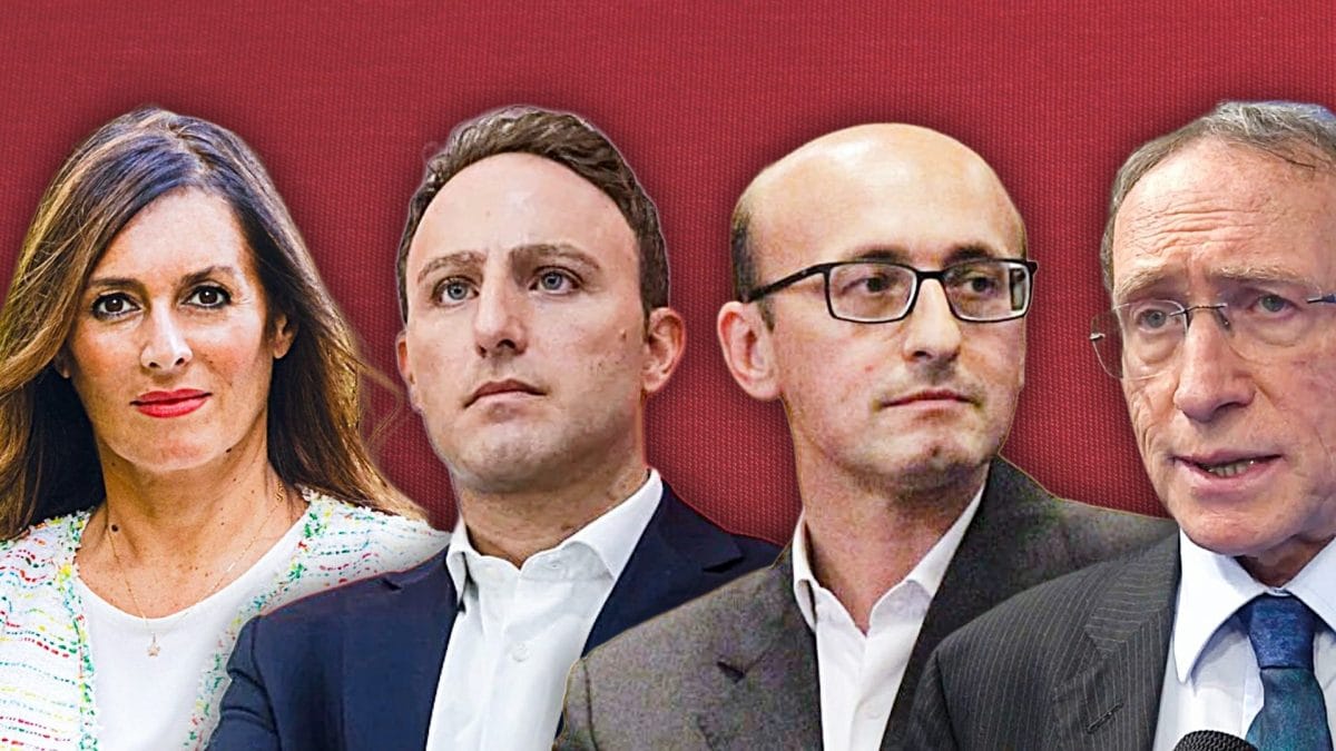 Da sinistra Fiorella Zabatta , Piero De Luca, Mario Casillo e Fulvio Bonavitacola