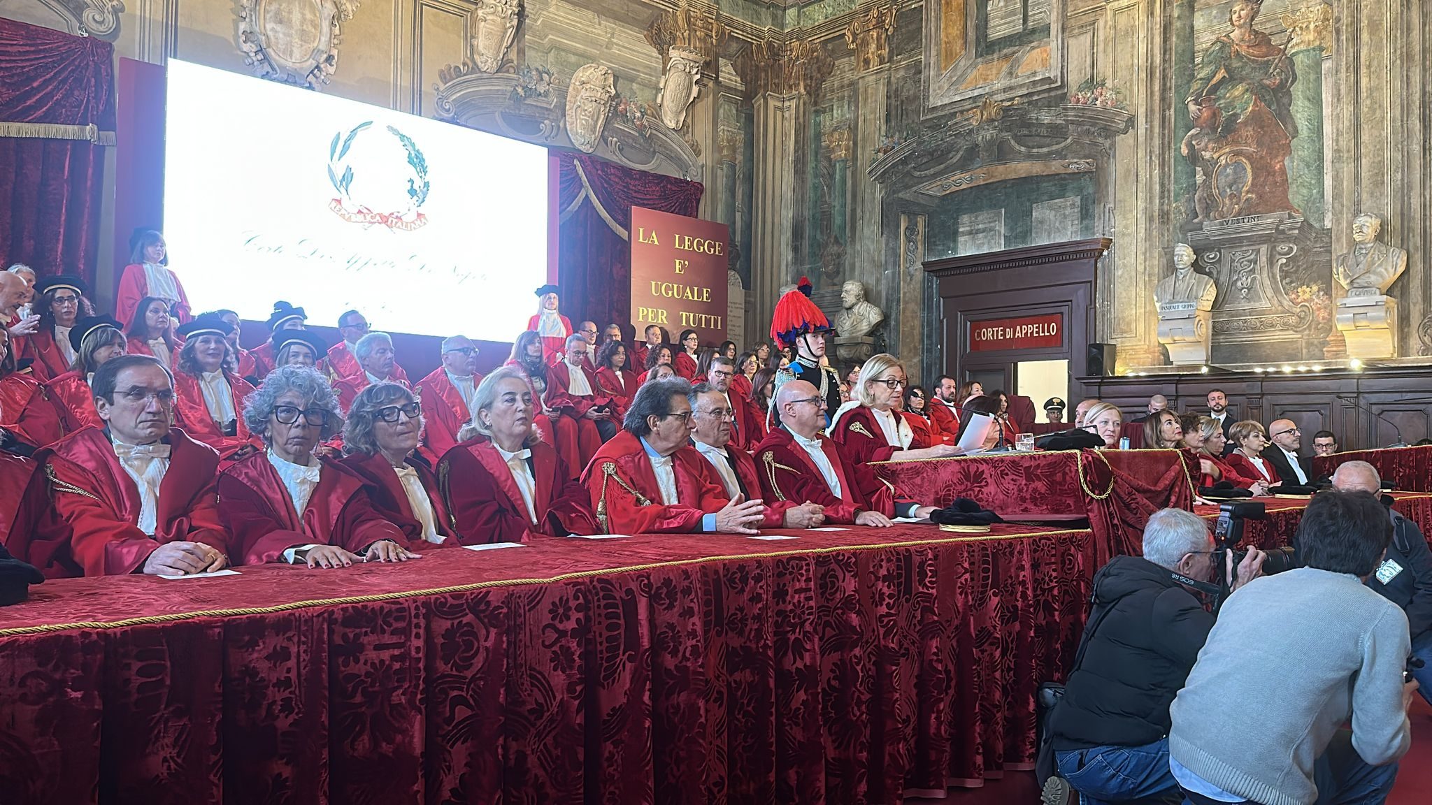 L’inaugurazione dell’anno giudiziario a Napoli