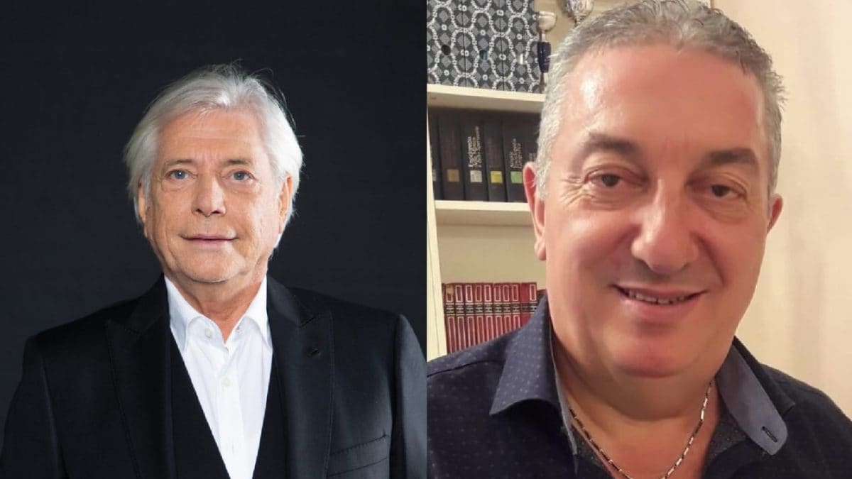 Nino D’Angelo (a sinistra) e Gino Polese