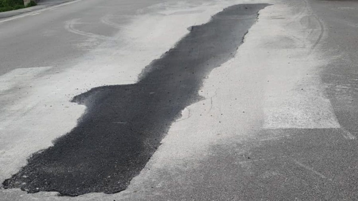 Una delle strade interessate dai lavori