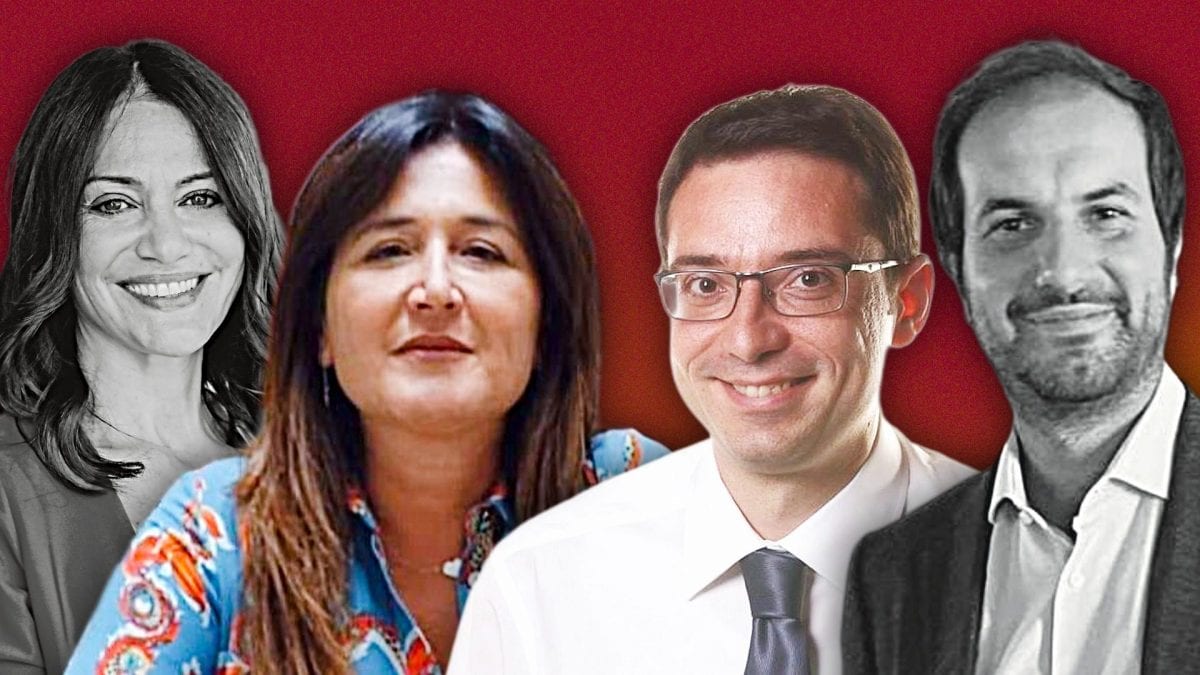 Da sinistra: Enza Amato, Nora Di Nocera, Francesco Dinacci, Marco Sarracino