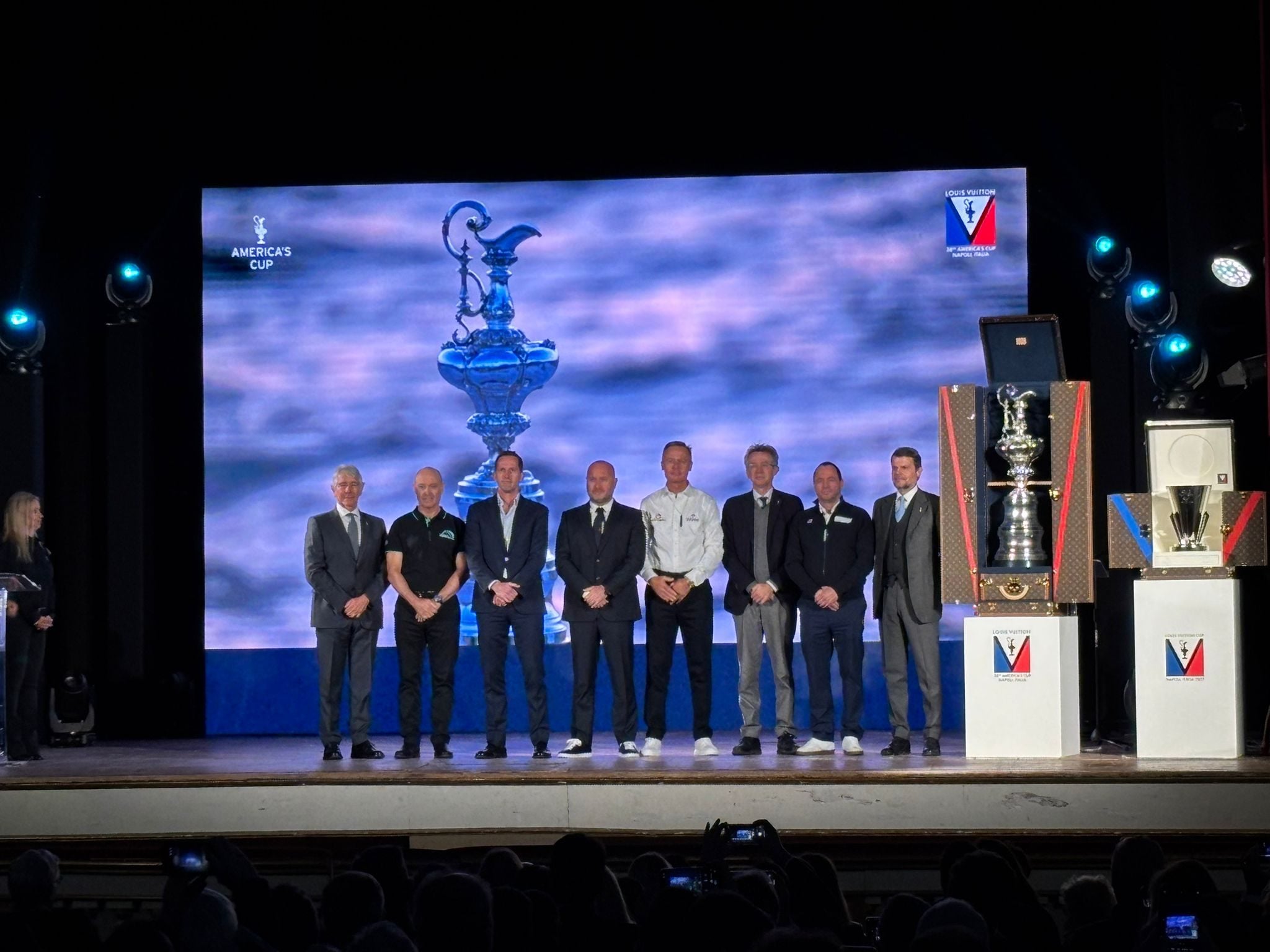 La cerimonia di presentazione della America’s Cup
