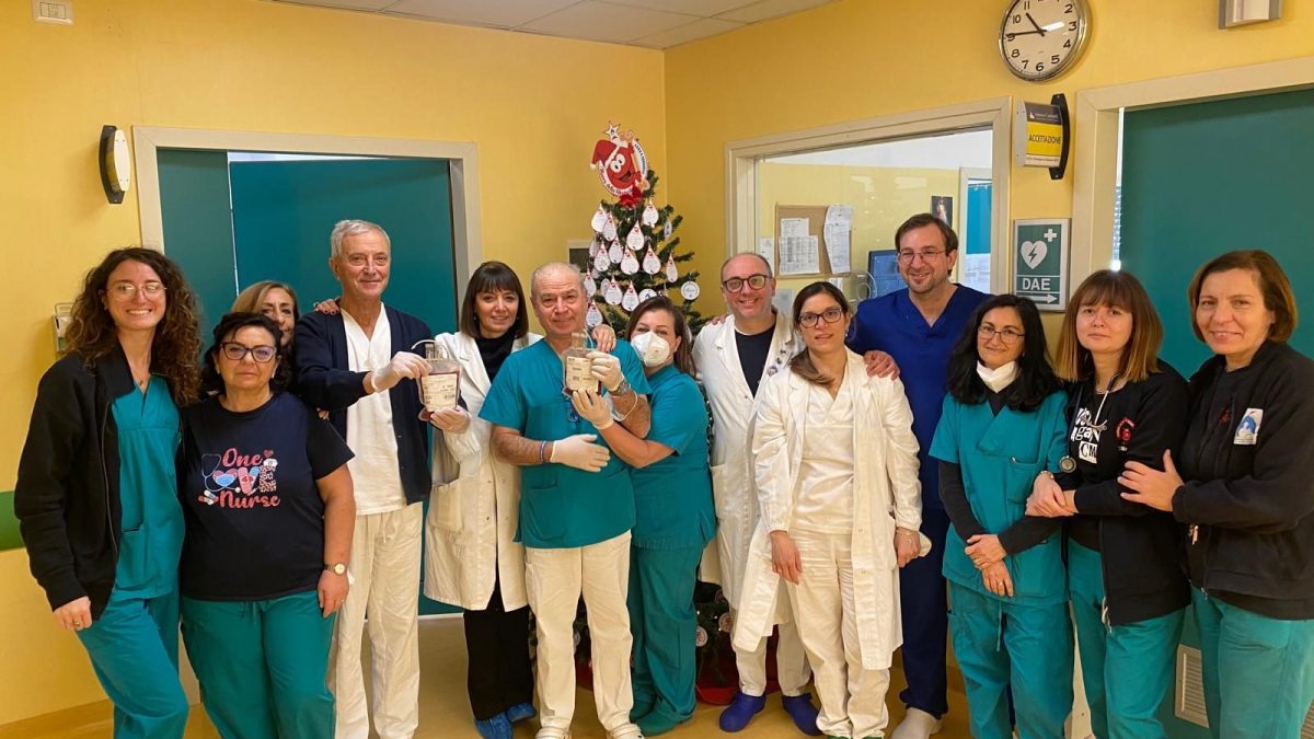 L’equipe ematologia e la squadra trapianti del Cardarelli