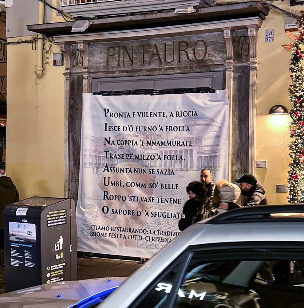 La chiusura per restauro / foto Fanpage