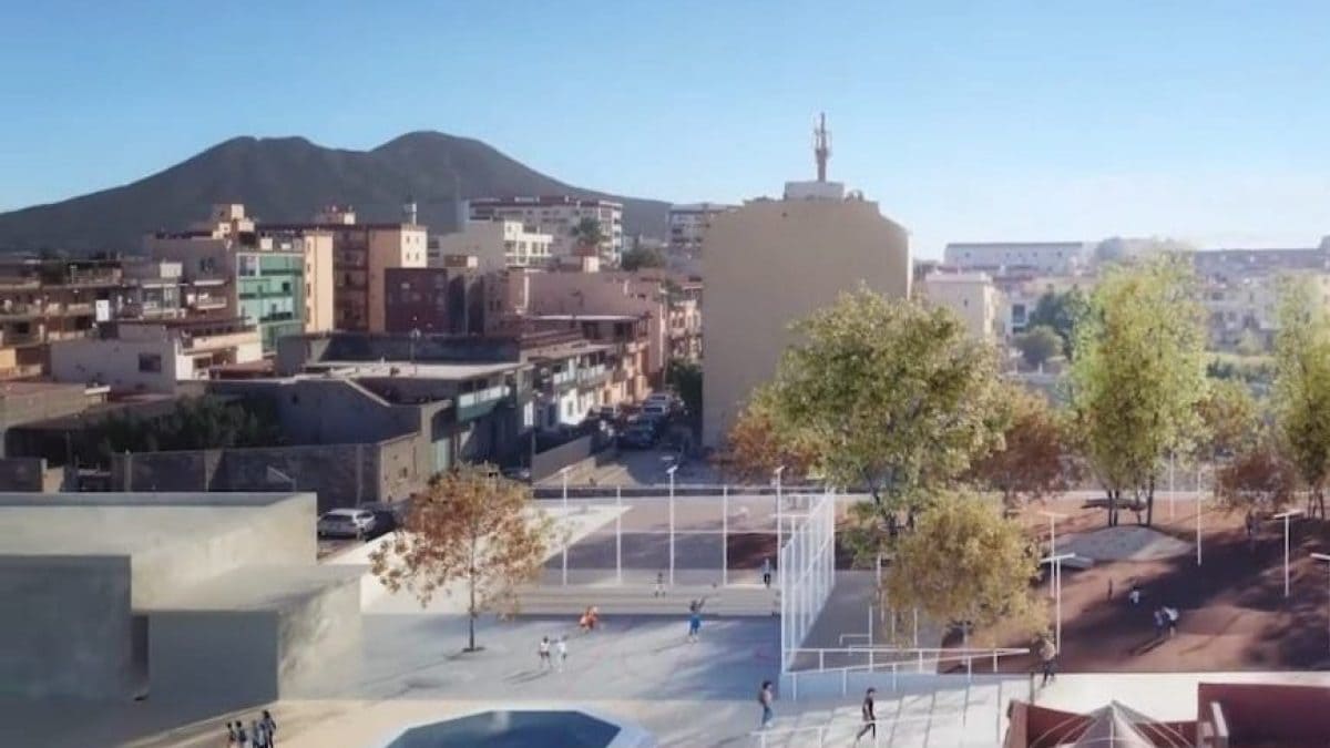 Il rendering del nuovo Quadrivio di Secondigliano