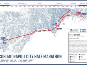 Napoli Half Marathon, il piano traffico: strade chiuse da Fuorigrotta a San Giovanni a Teduccio
