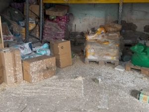 I mangimi per gli animali conservati vicino agli escrementi: negozio fantasma scoperto ad Afragola