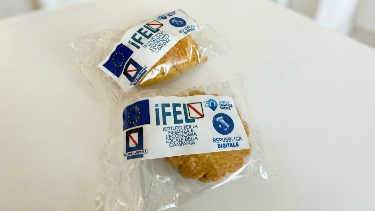 I biscotti regalo brandizzati IFEL Campania