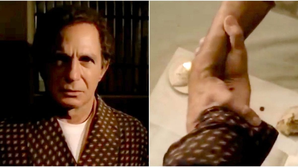 Il rito di affiliazione dal film "Il Camorrista" di Giuseppe Tornatore