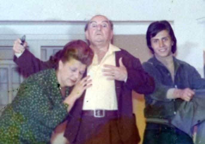 Luisa Conte, Ugo d’Alessio e un giovanissimo Oscar Di Maio