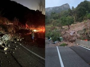 Maltempo in Costiera Amalfitana, la statale 163 riapre parzialmente dopo la frana a Cetara