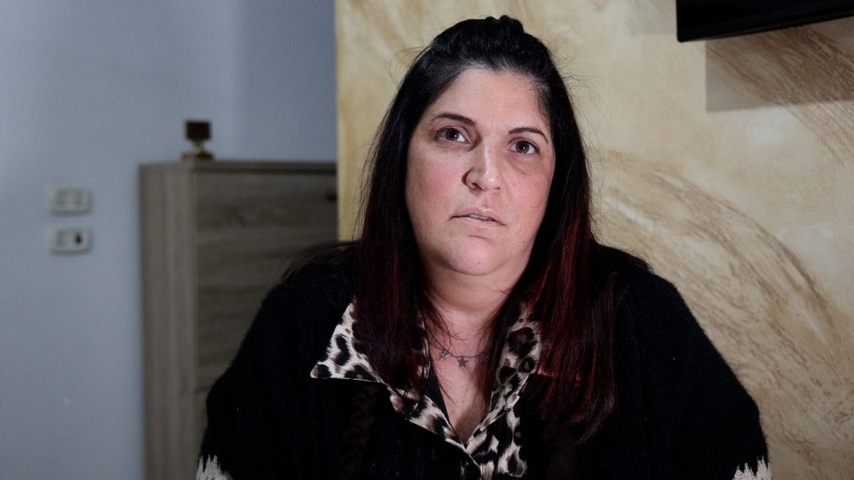 La signora Lidia Luongo, mamma del piccolo Claudio