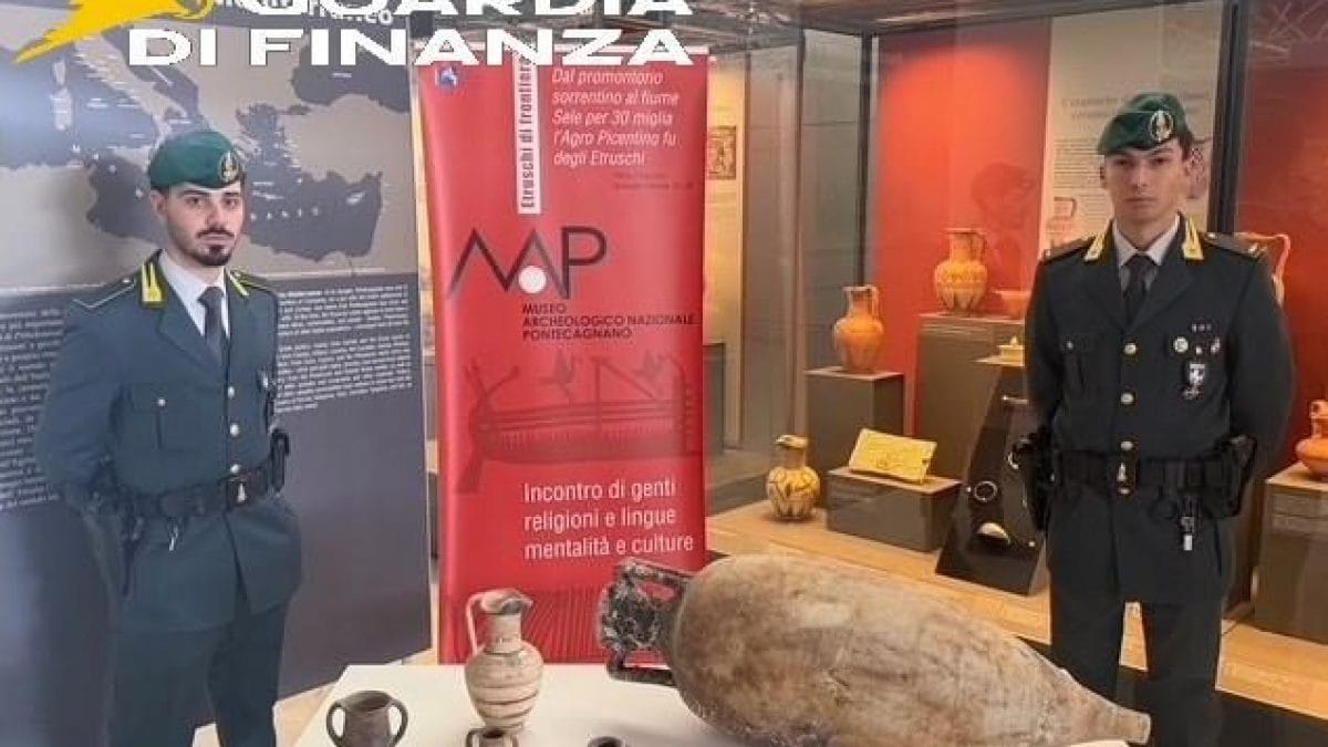 I reperti archeologici recuperati a Salerno