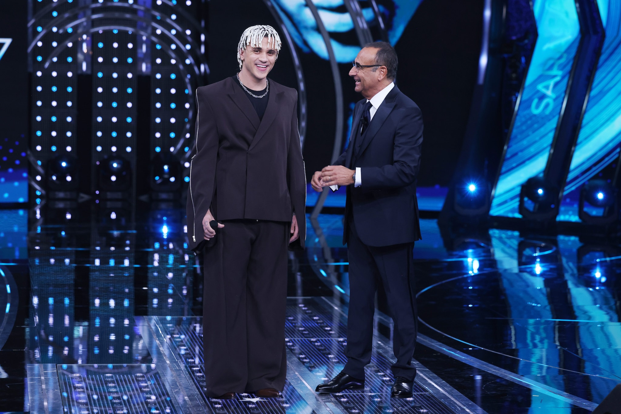 Samurai Jay con Carlo Conti