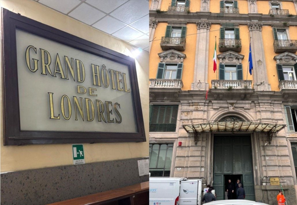 La sede del Tar Campania in piazza Municipio, ex Grand Hotel De Londres