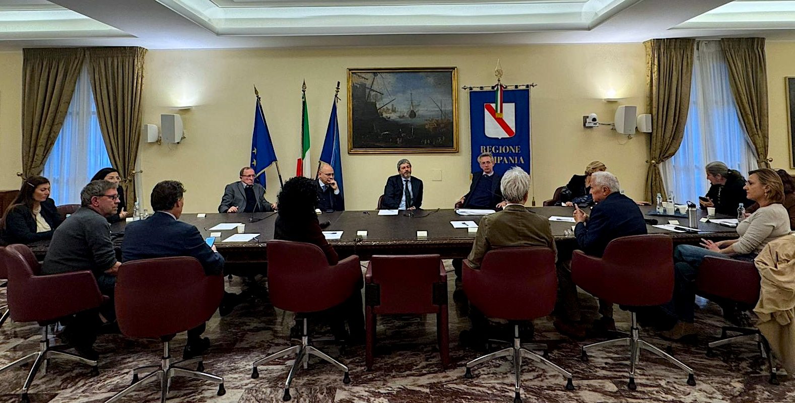 Il vertice a Palazzo Santa Lucia