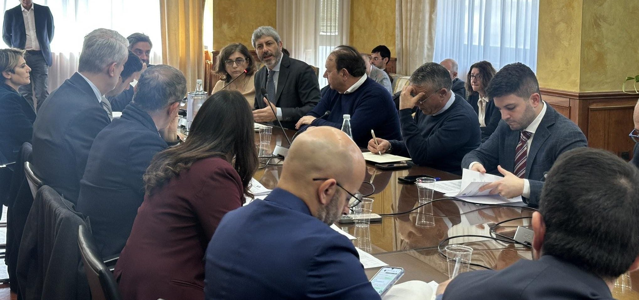 La riunione della Commissione Bilancio